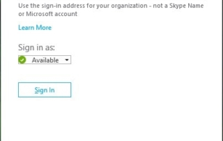 محیط نرم افزار اسکایپ فور بیزینس (Skype for Business)