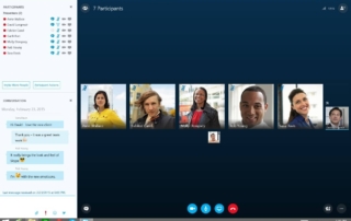 محیط نرم افزار اسکایپ فور بیزینس (Skype for Business)